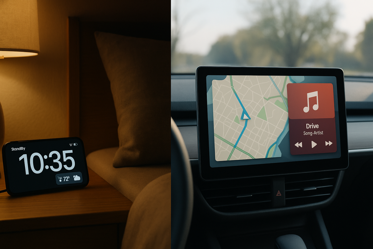 iPhone StandBy in the Car: What It Is and How It Differs from CarPlay