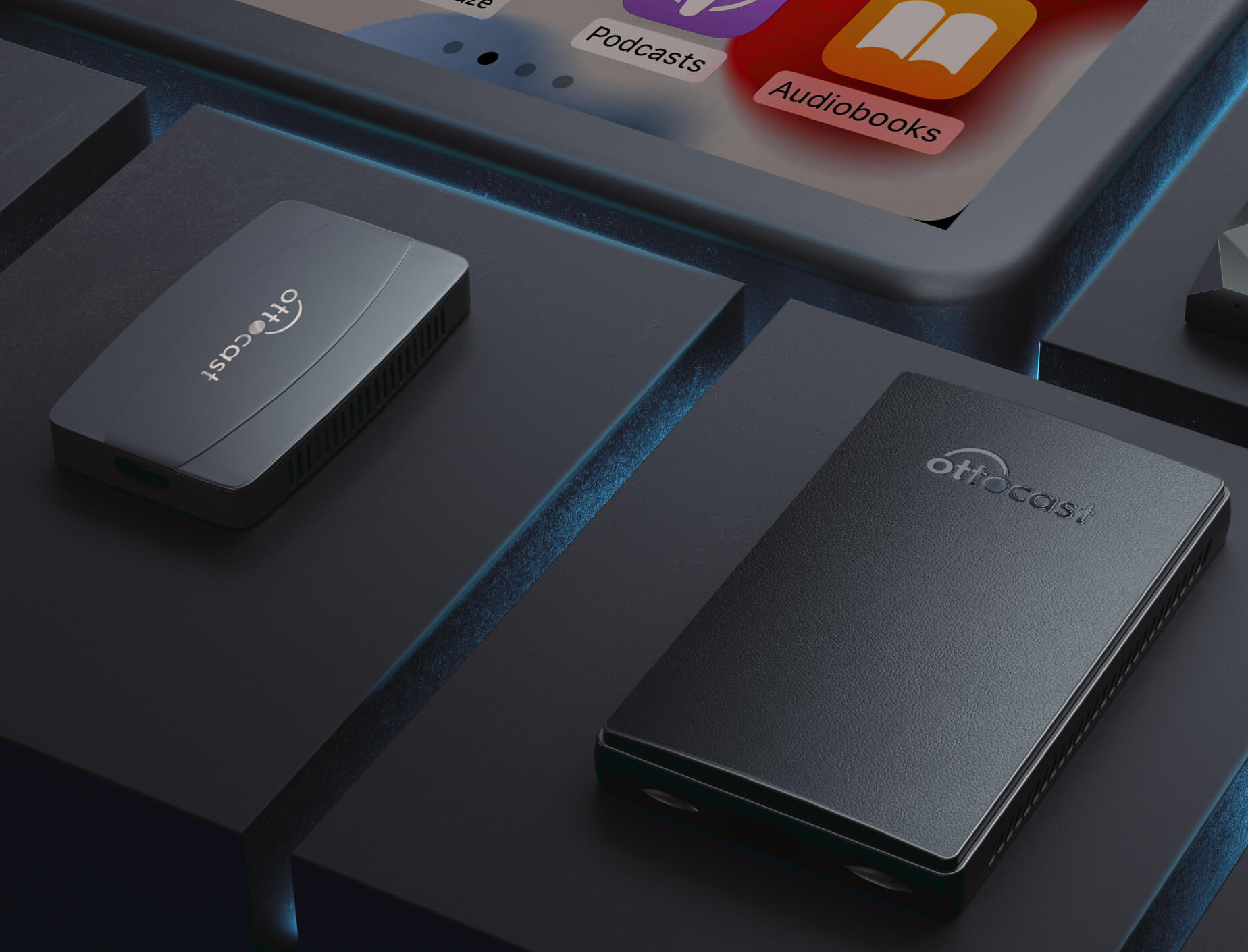 Convert a stock display into an Android tablet with just a "USB connection". "OTTOCAST" that allows you to watch videos such as YouTube and Netflix