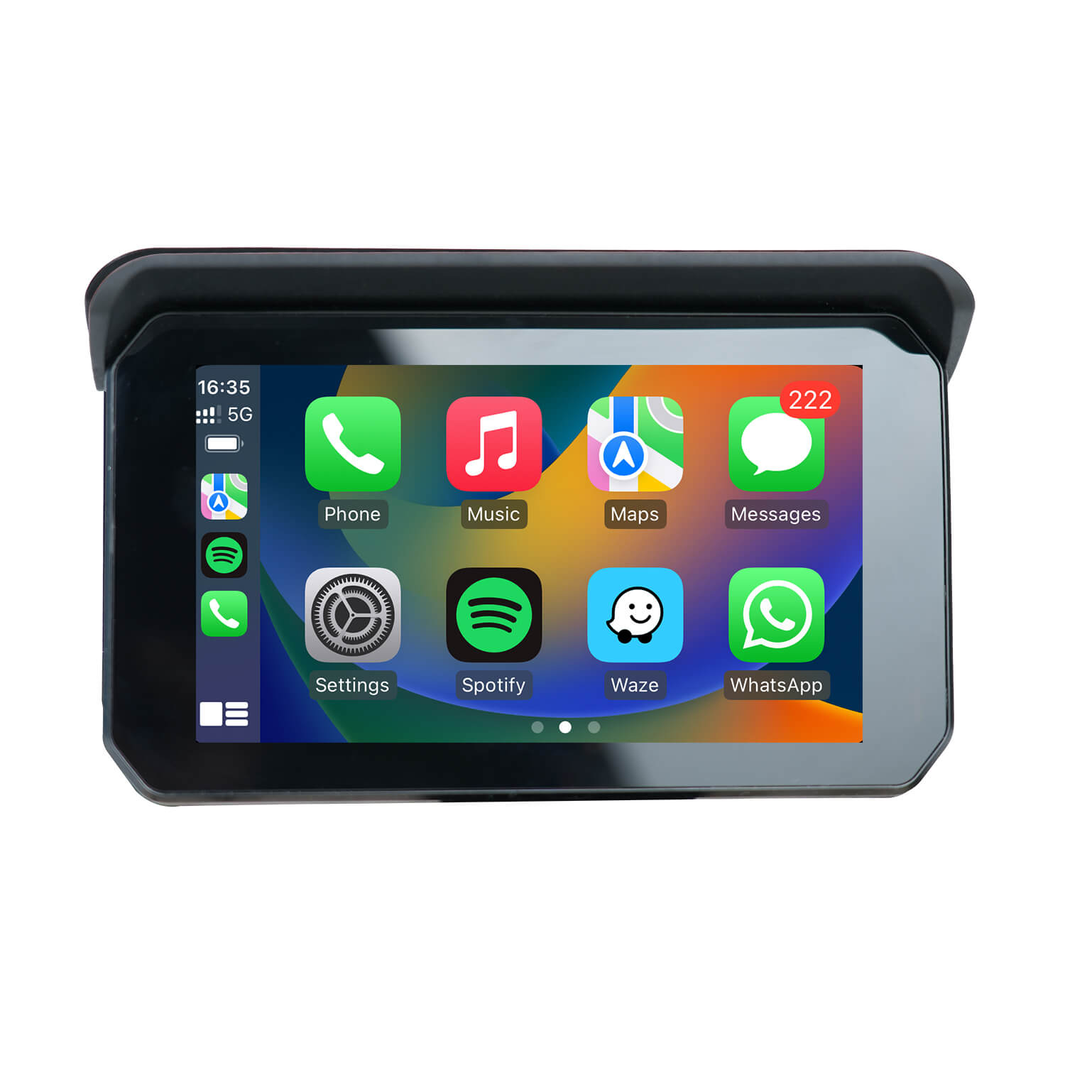 CarPlay Lite C5 SE Portable Motorcycle GPS Wireless CarPlay/Android Auto  Screen