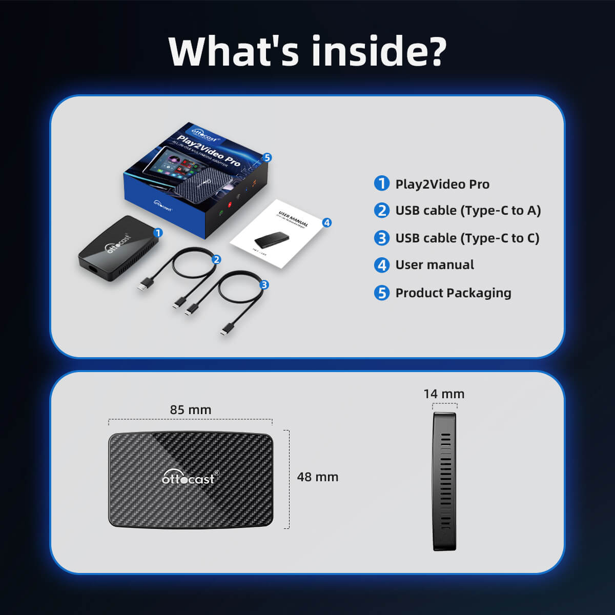 Ottocast AI Box--(ny versjon)
