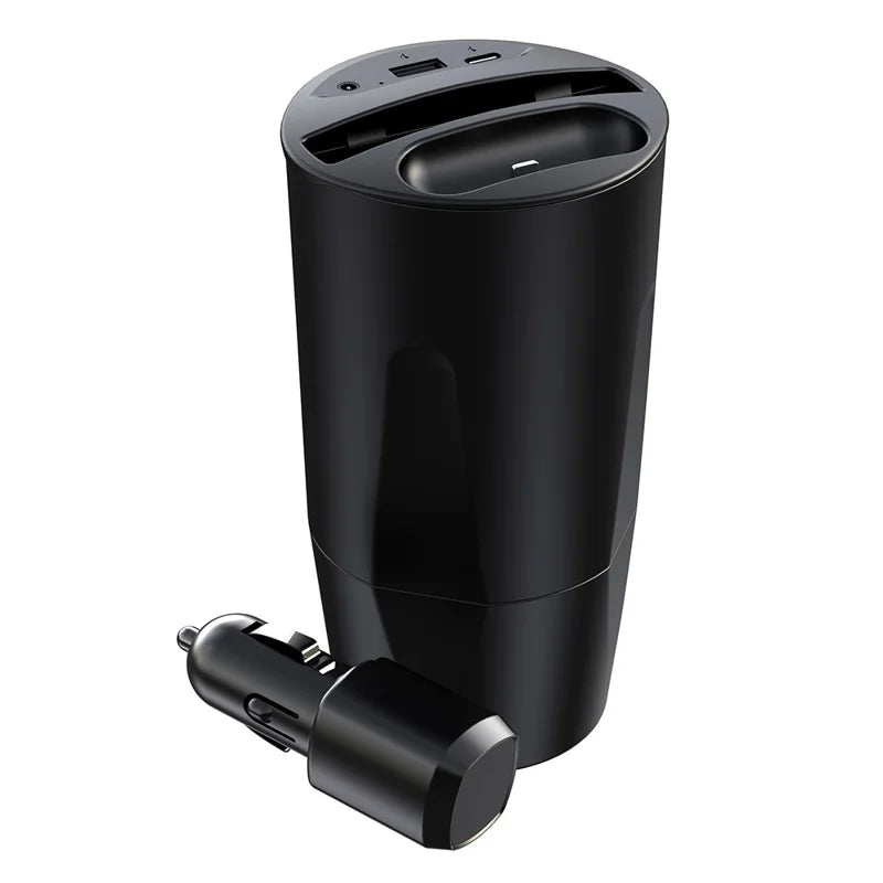 Caricabatterie Wireless Auto C10 - Supporto Telefono A Ricarica Rapida, Girevole 360°, Touch Anti-Errore