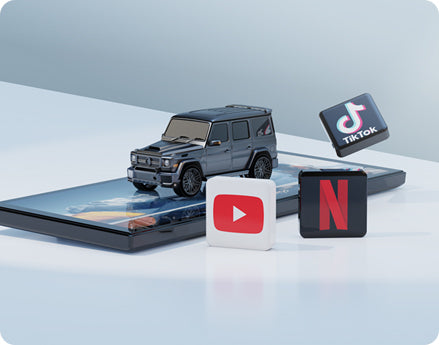 <h4>New Entertainment Hub<br/>Innovate your old car</h4>