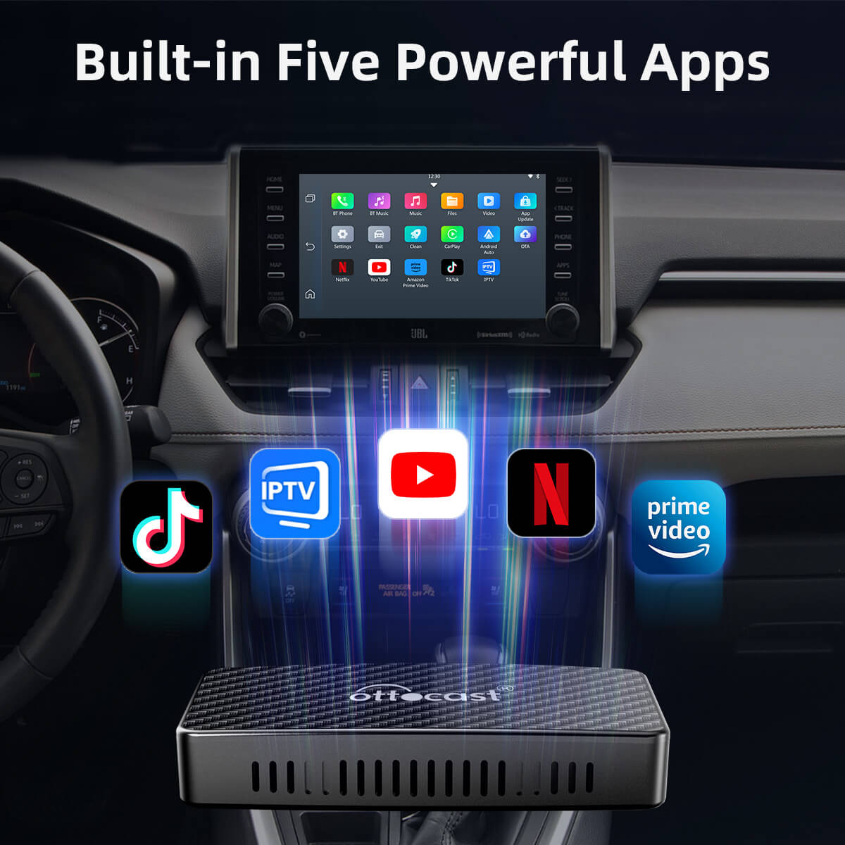 (twitter Special Offer ) Play2Video Pro Wireless CarPlay/ Android Auto 3-in-1 Adapter