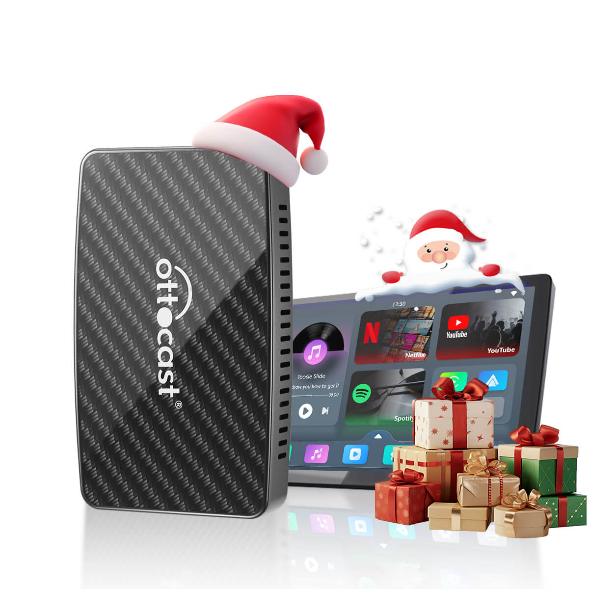 Play2Video Wireless CarPlay/ Android Auto All-in-one Adapter - Ottocast –  OTTOCAST