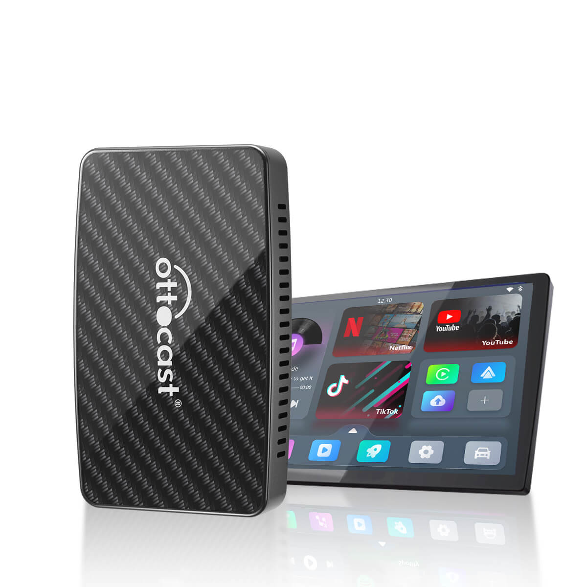 (Today Special Offer 40% OFF) Play2Video Pro Wireless CarPlay/ Android Auto Adapter With YouTube & Netflix