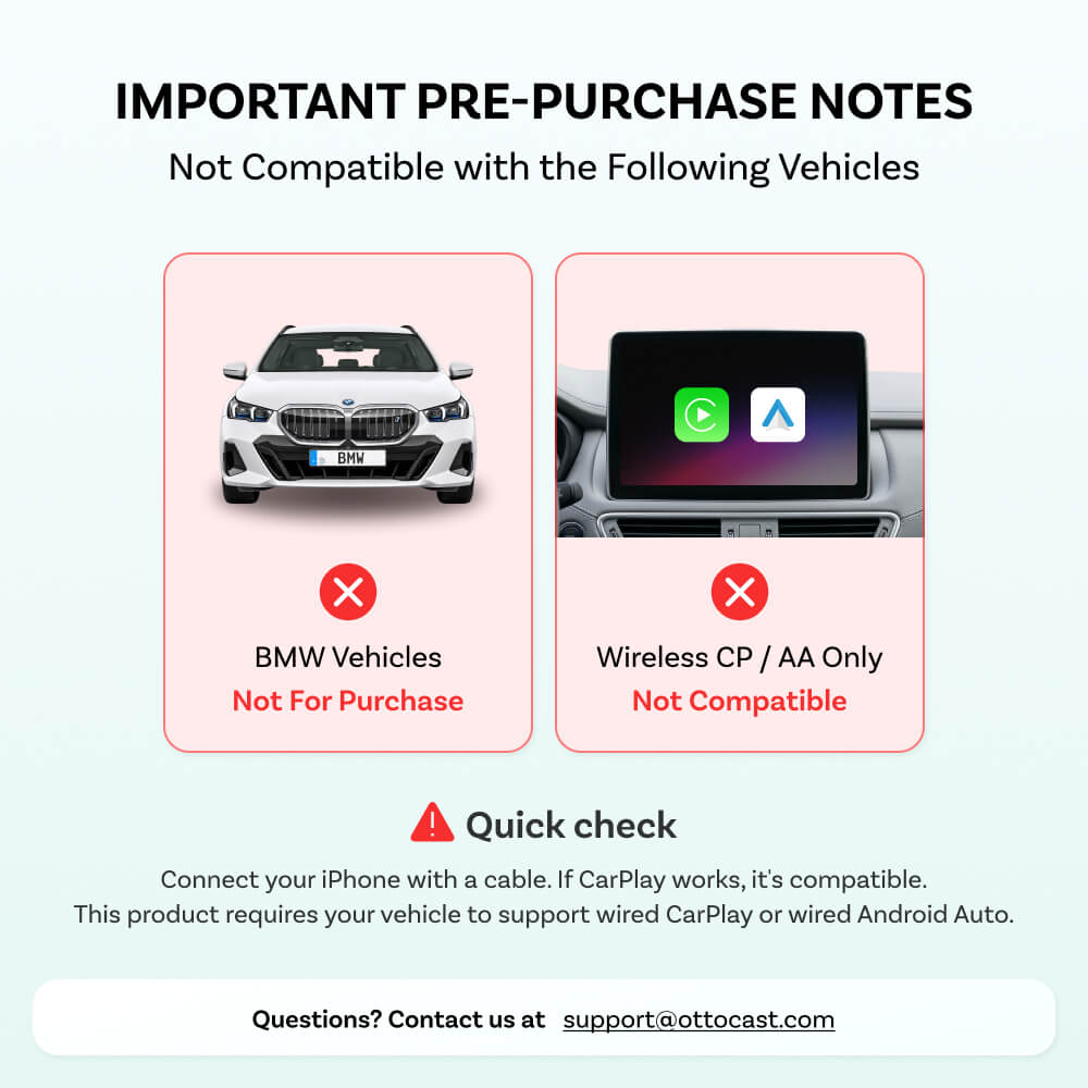 U2Air Edge Wireless CarPlay/Android Auto Adapter