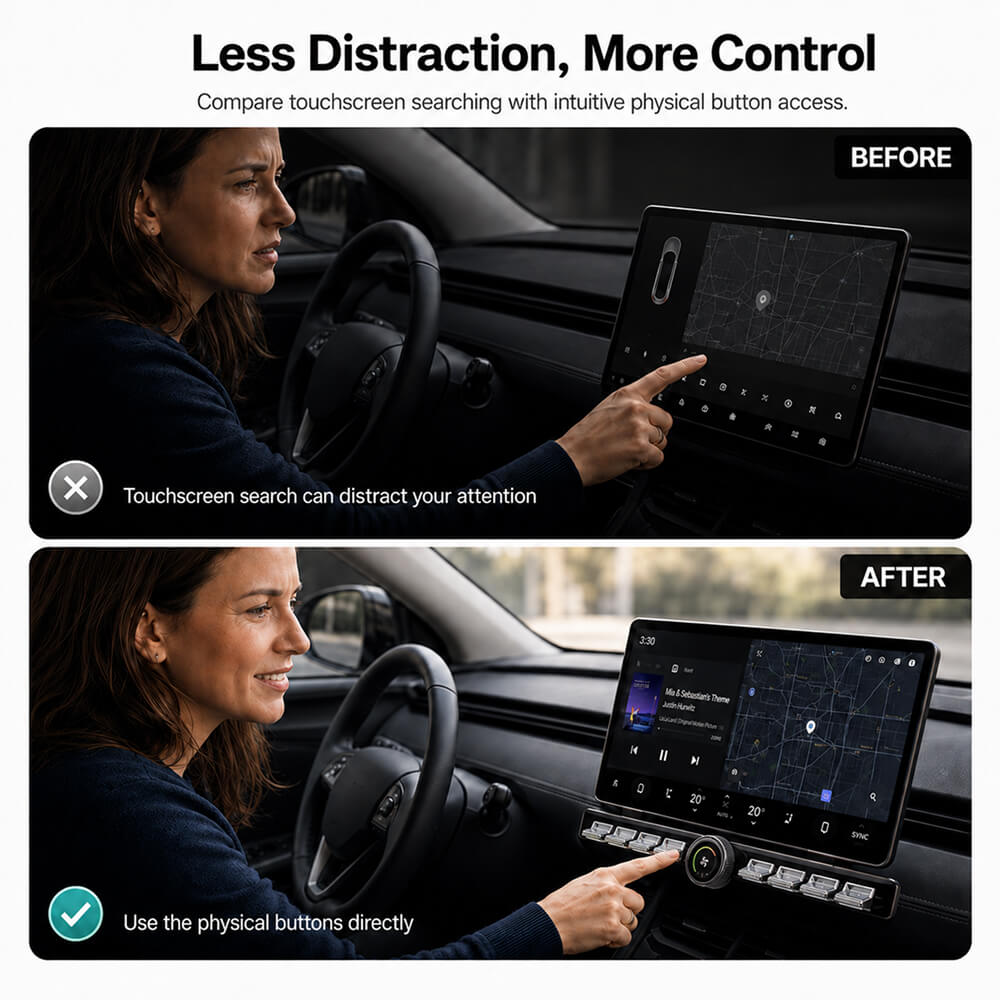 Custom Physical Control Panel for Tesla Model 3/Y
