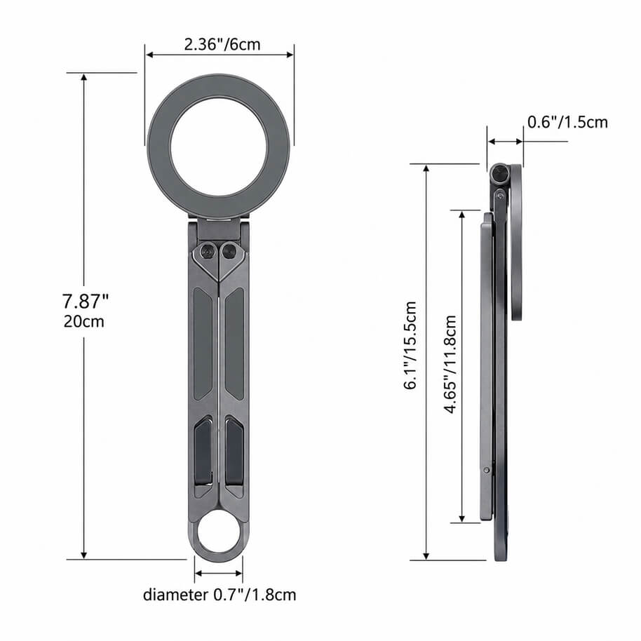 MCM02 Carabiner Magnetic Phone Stand