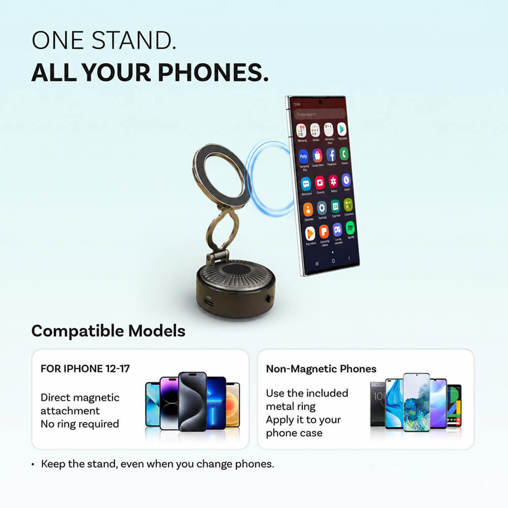 MCM11 Flex Vacuum Magnetic Phone Mount