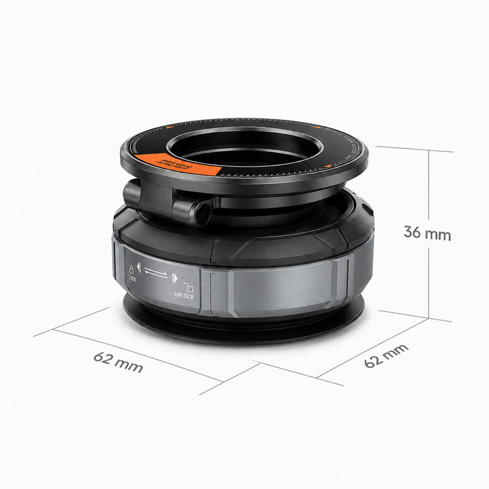 MCM21 Foldable Vacuum Mag Mount