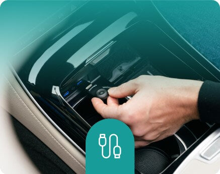 <h4>Plug into USB port</h4>