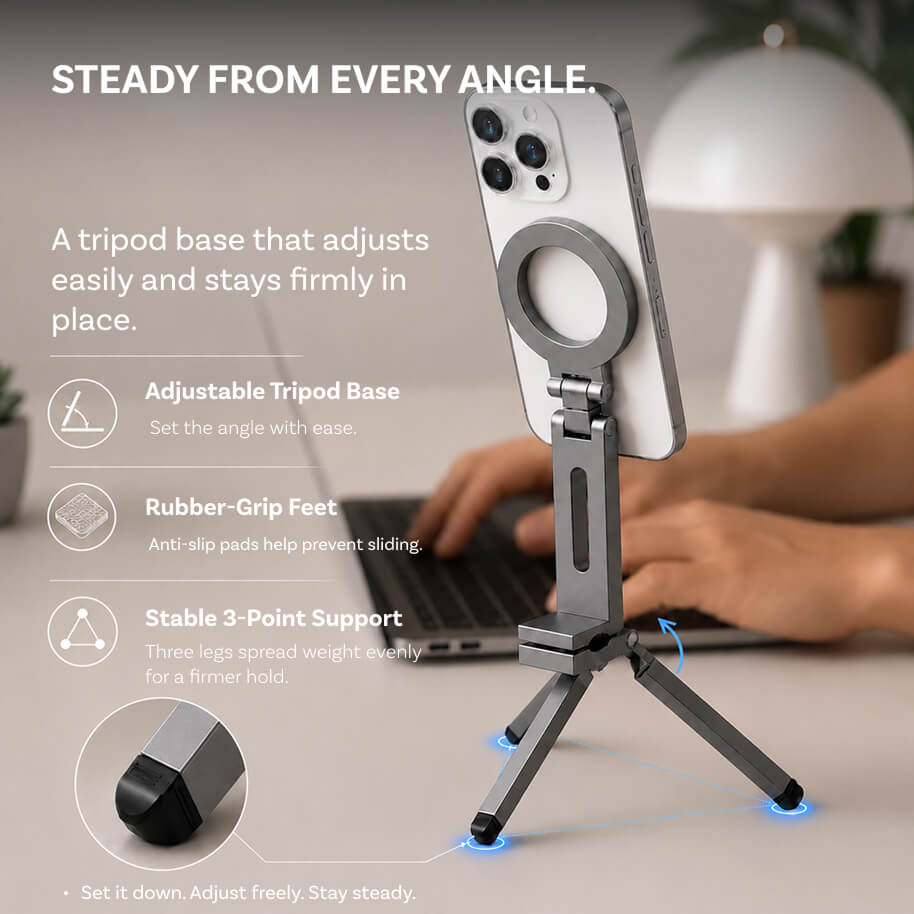 Multi-Fold Magnetic Phone Stand