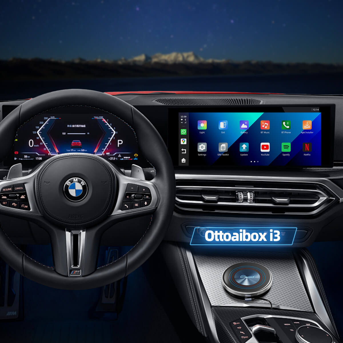 (Today Special Offer 20% OFF) OttoAibox i3 BMW CarPlay AI Box