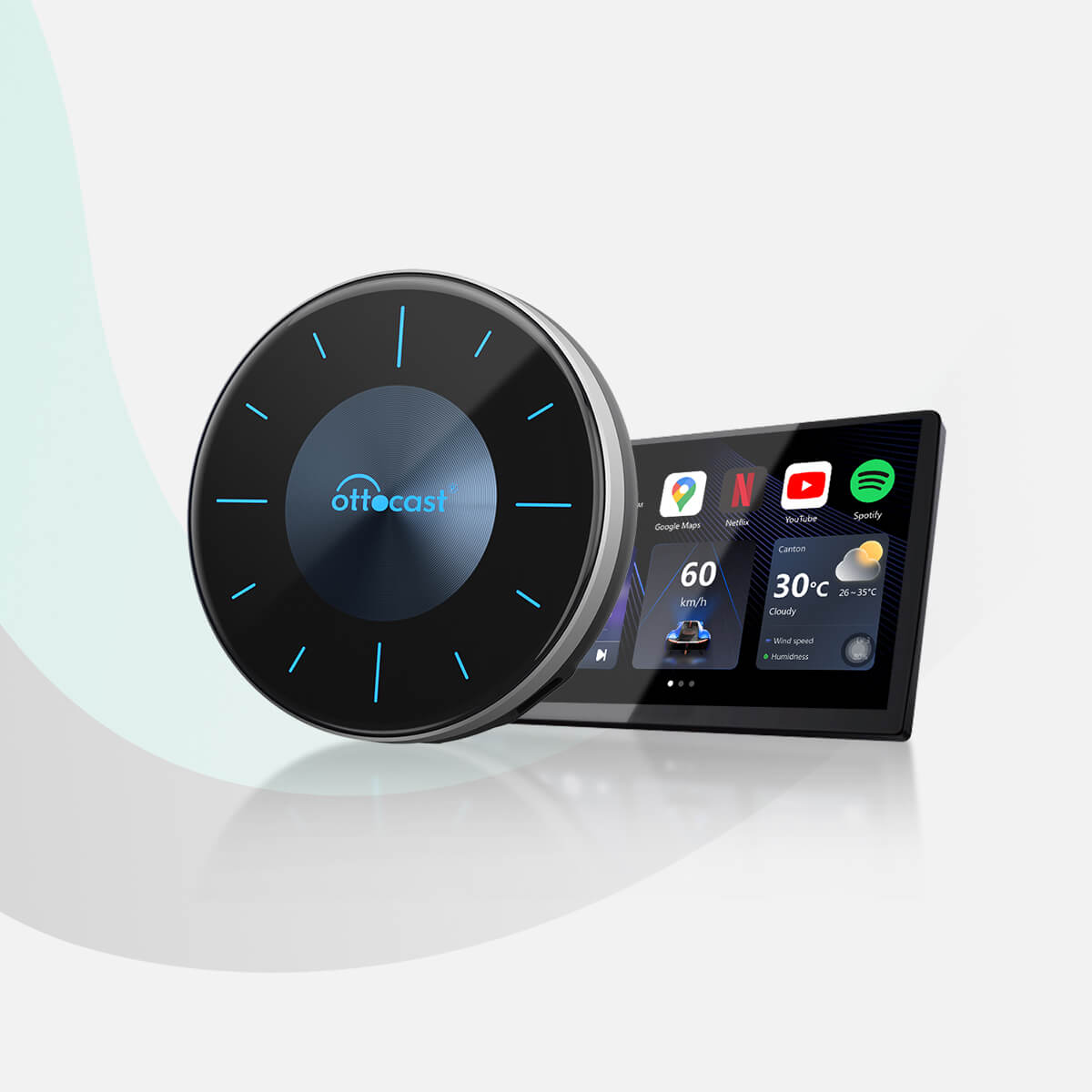 Ottocast PICASOU 2 Pro AI Box With HDMI Input and Output