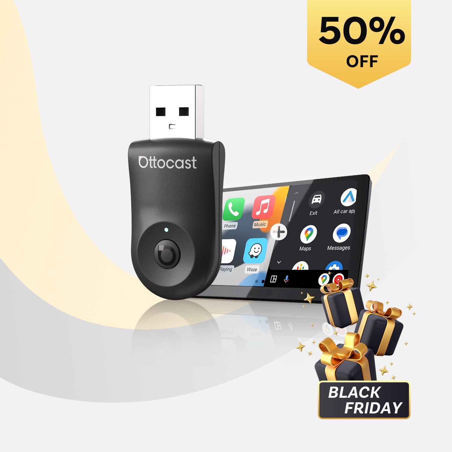 Mini Wireless CarPlay/Android Auto Adapter