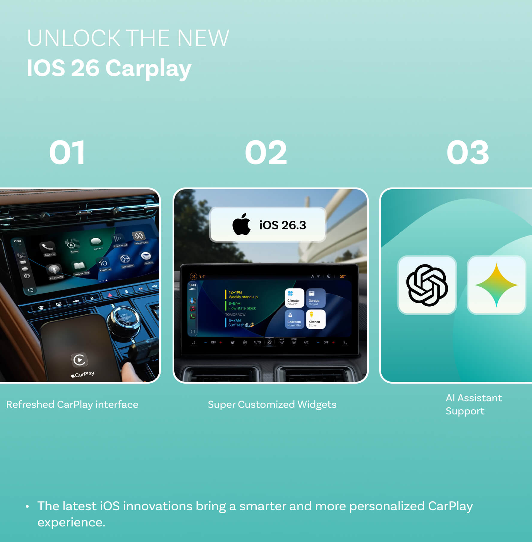 Adapter Ottocast Mini Cube 3.0 bezprzewodowy CarPlay/Android Auto do samochodu