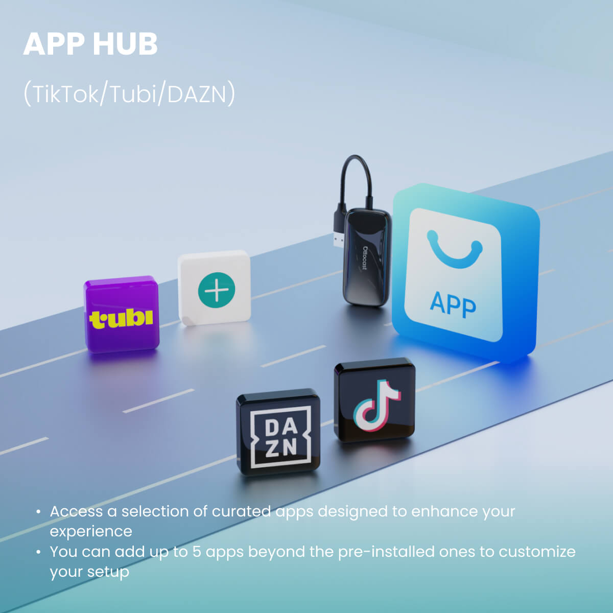 Adaptador todo en uno Play2Video Ultra inalámbrico para CarPlay/Android Auto