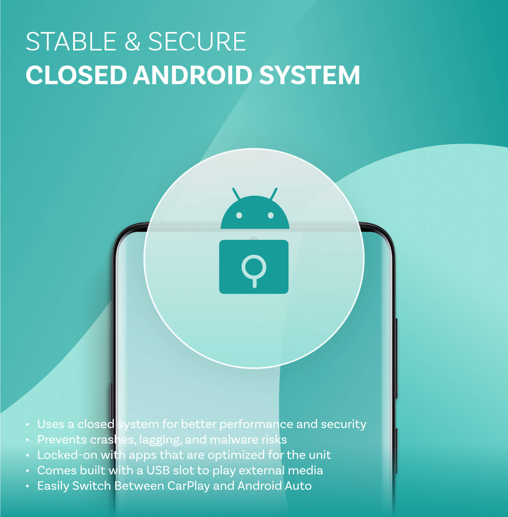 Adaptador todo en uno Play2Video Ultra inalámbrico para CarPlay/Android Auto