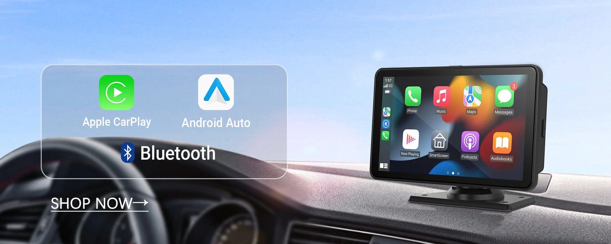 Portable Android Auto Screen- Transforming Your Journey with Technolog