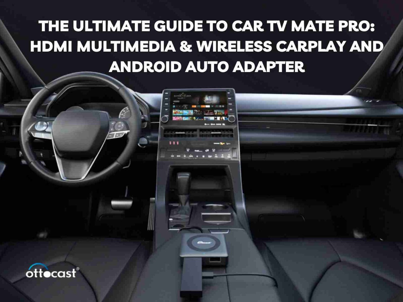 Ottocast Wireless CarPlay Android Auto Adapter Built-in YouTube/Netflix - Support U Disk 5Ghz Ottocast Wireless CarPlay Android Auto Adapter Built-in YouTube/Netflix - Support U Disk 5Ghz