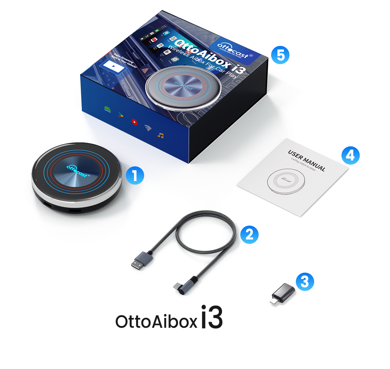 OttoAibox i3 BMW CarPlay AI Box
