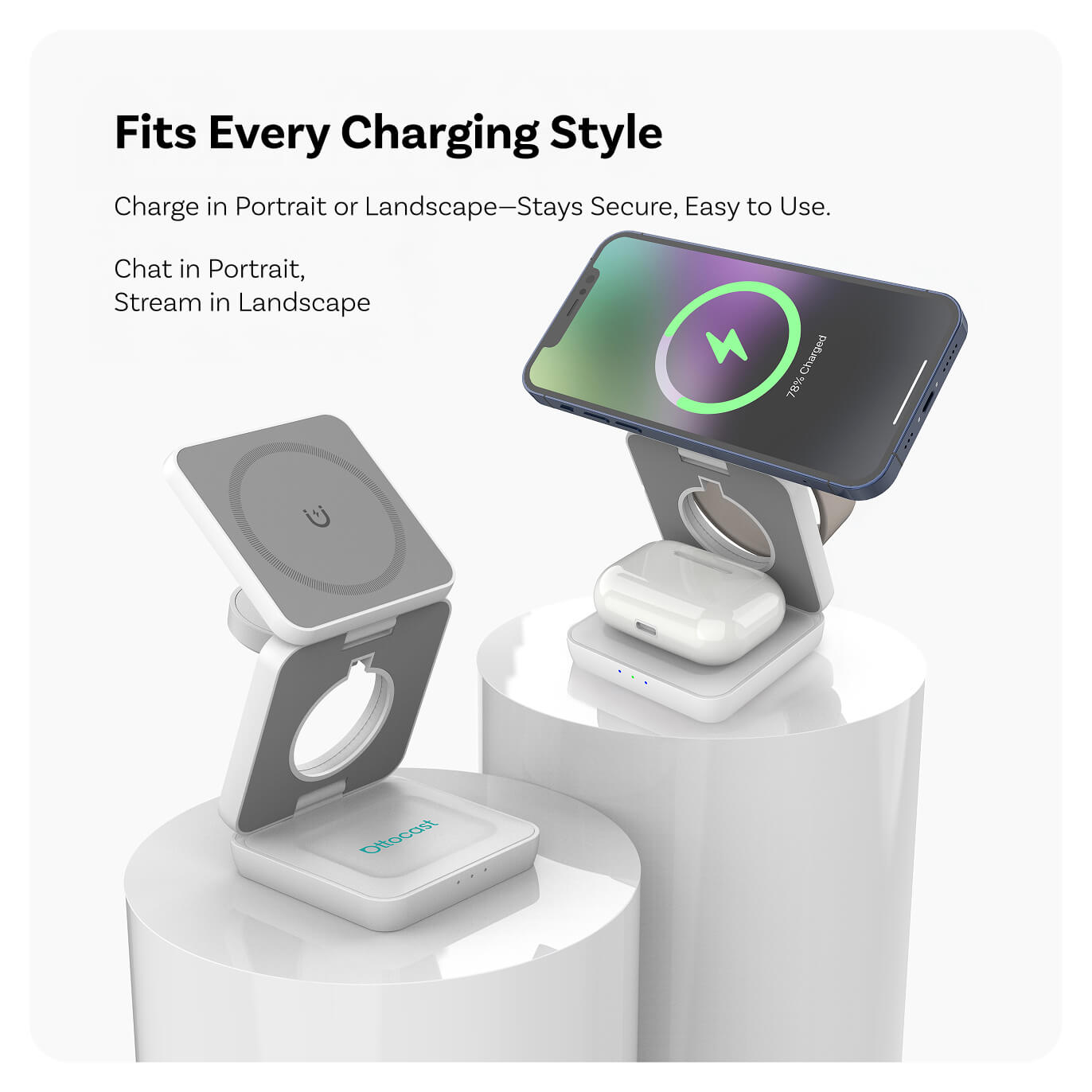 Magnetic Wireless Charging Station