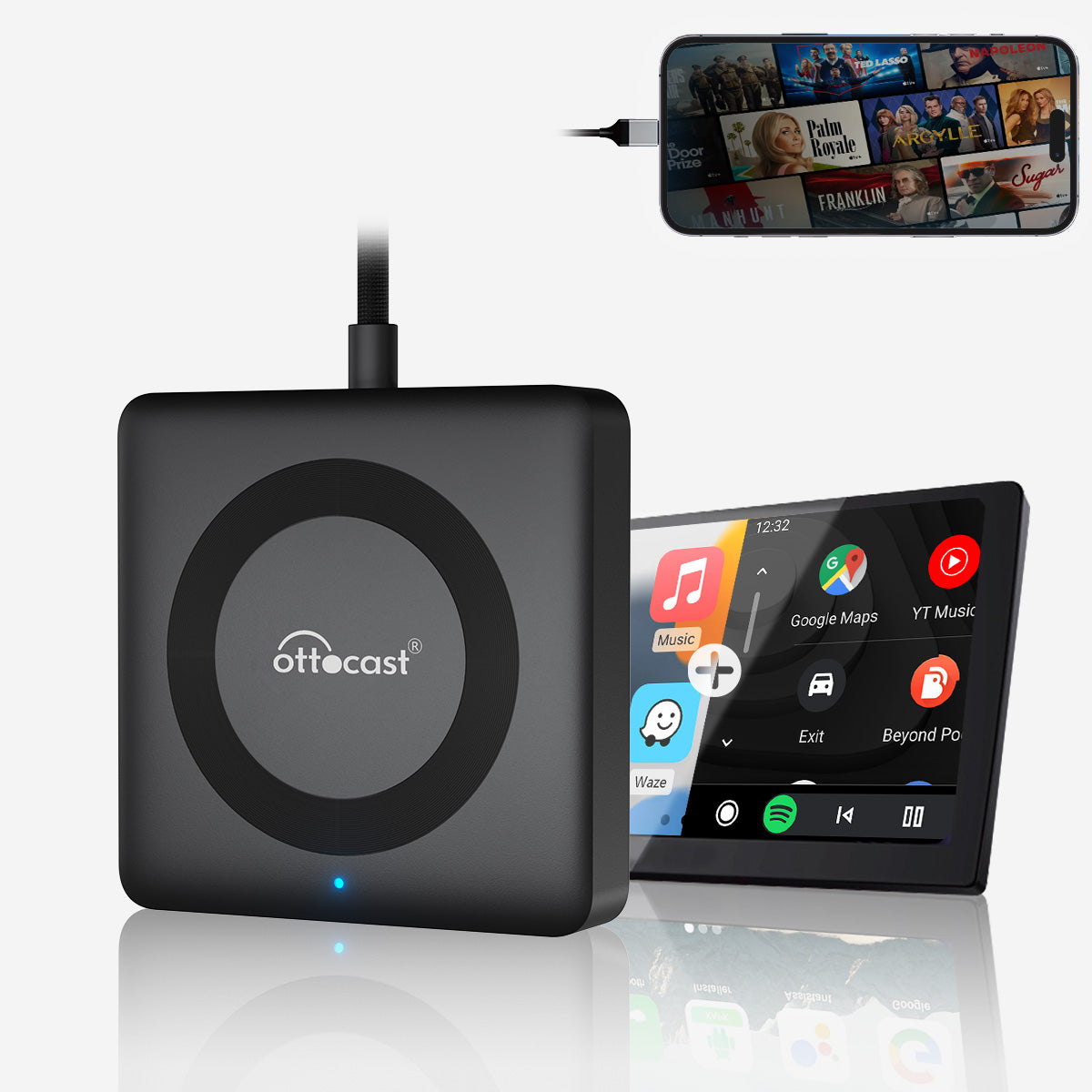 Car Tv Mate Pro Universal Wireless CarPlay Android Auto With HDMI Car Tv Mate Pro Universal Wireless Carplay Android Auto With Hdmi