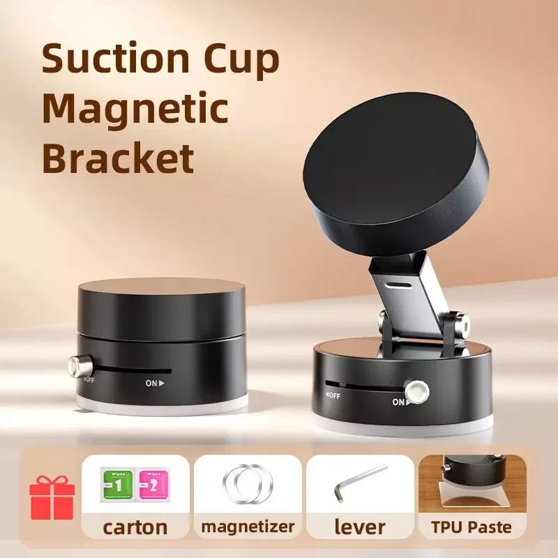 🎄New Years Special 2025⛄🔔Vacuum Suction Magnetic Phone Stand
