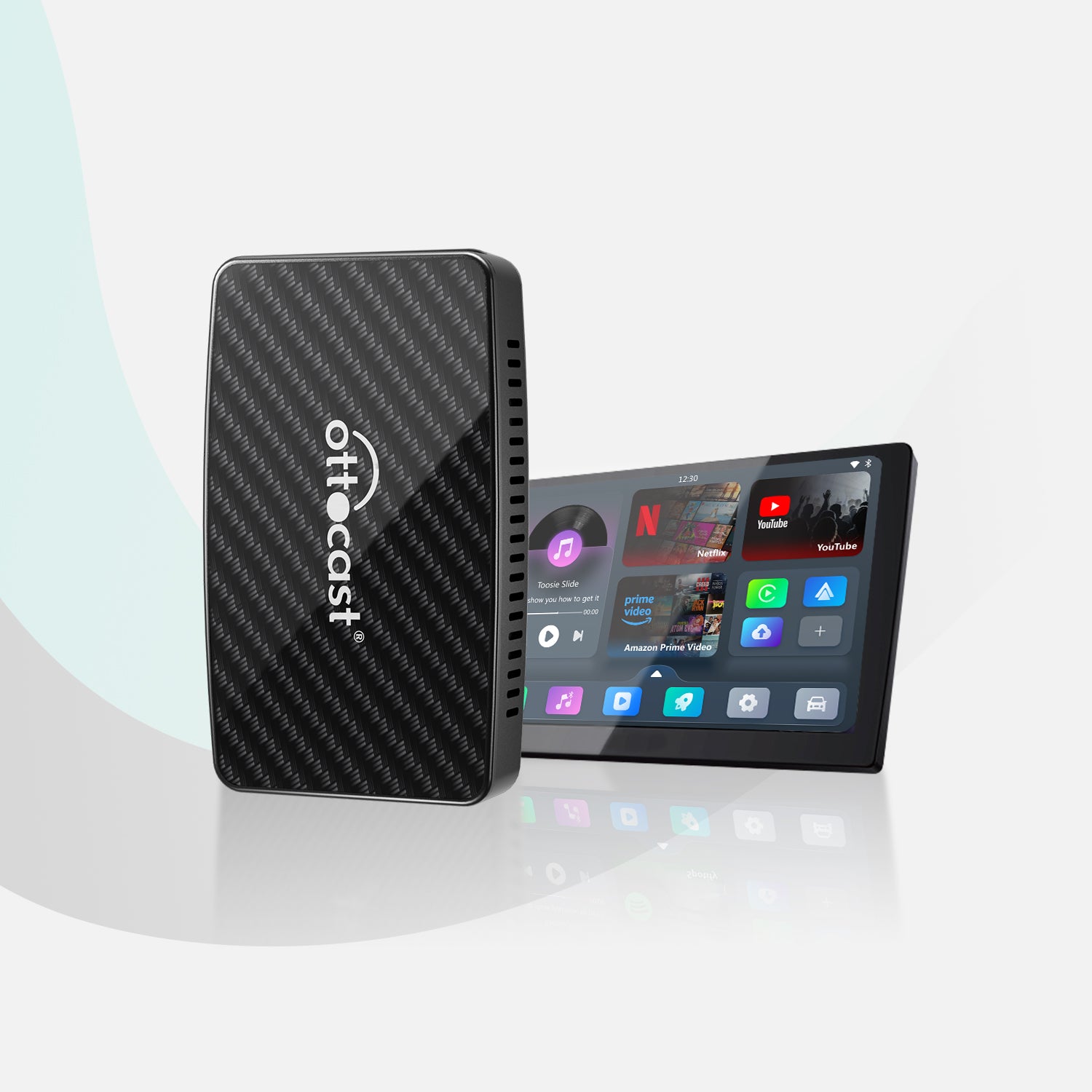 スマホアクセサリー Ottocast MINI2 Amazon.com: OTTOCAST Mini 2, 2 in 1 Wireless Carplay Adapter