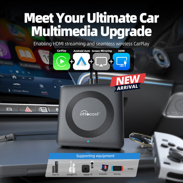 (EXCLUSIVE PRICE SALE) Car TV Mate Pro- HDMI Multimedia & Wireless CarPlay Adapter