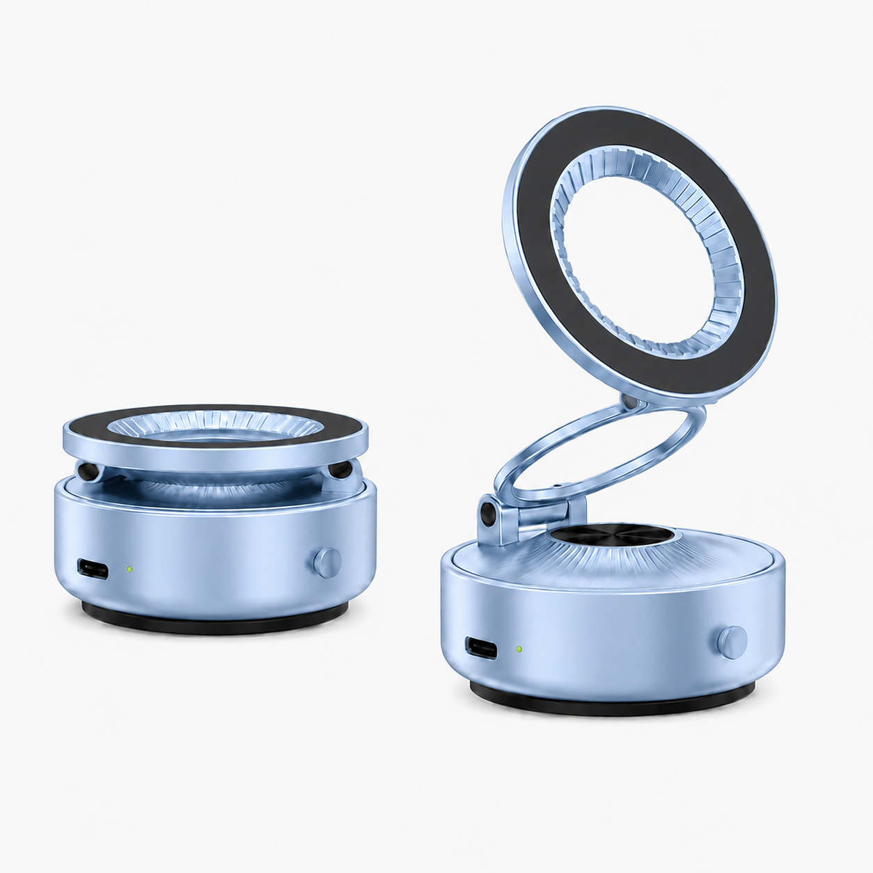 Foldable Magnetic Vacuum Car Phone Holder