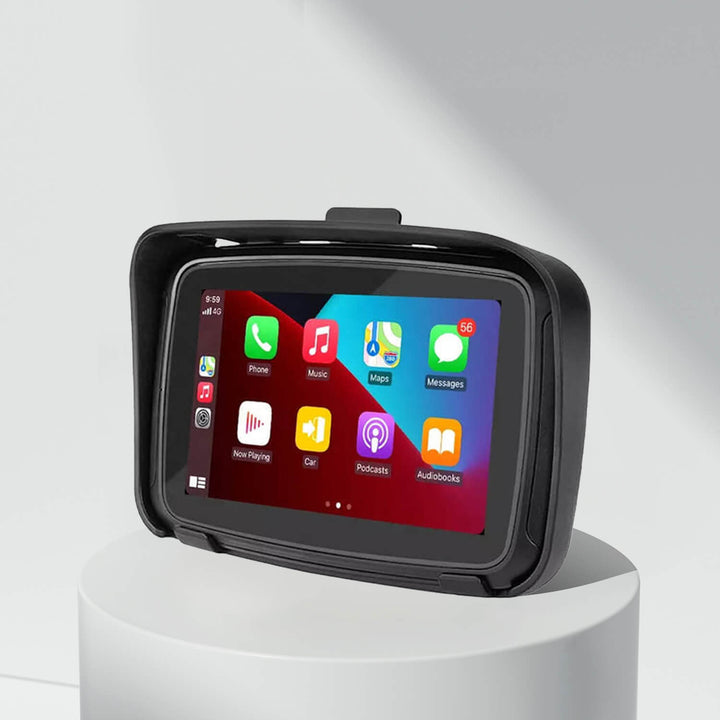 Carpuride Motorcycle Stereo Wireless Apple CarPlay Android Auto Mirror Link  GPS