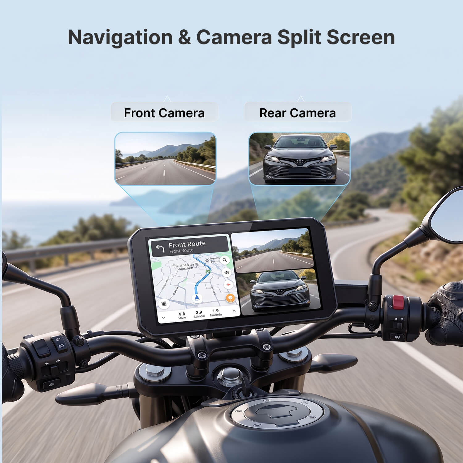 C6 Motorcycle Touchscreen