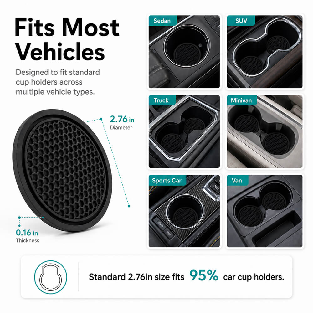 Car Cup Holder Coaster
