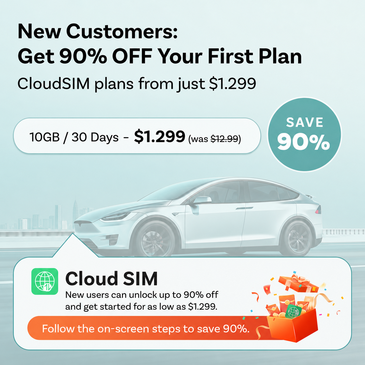 Ottocast CloudSIM - 10GB/30GB/60GB/120GB