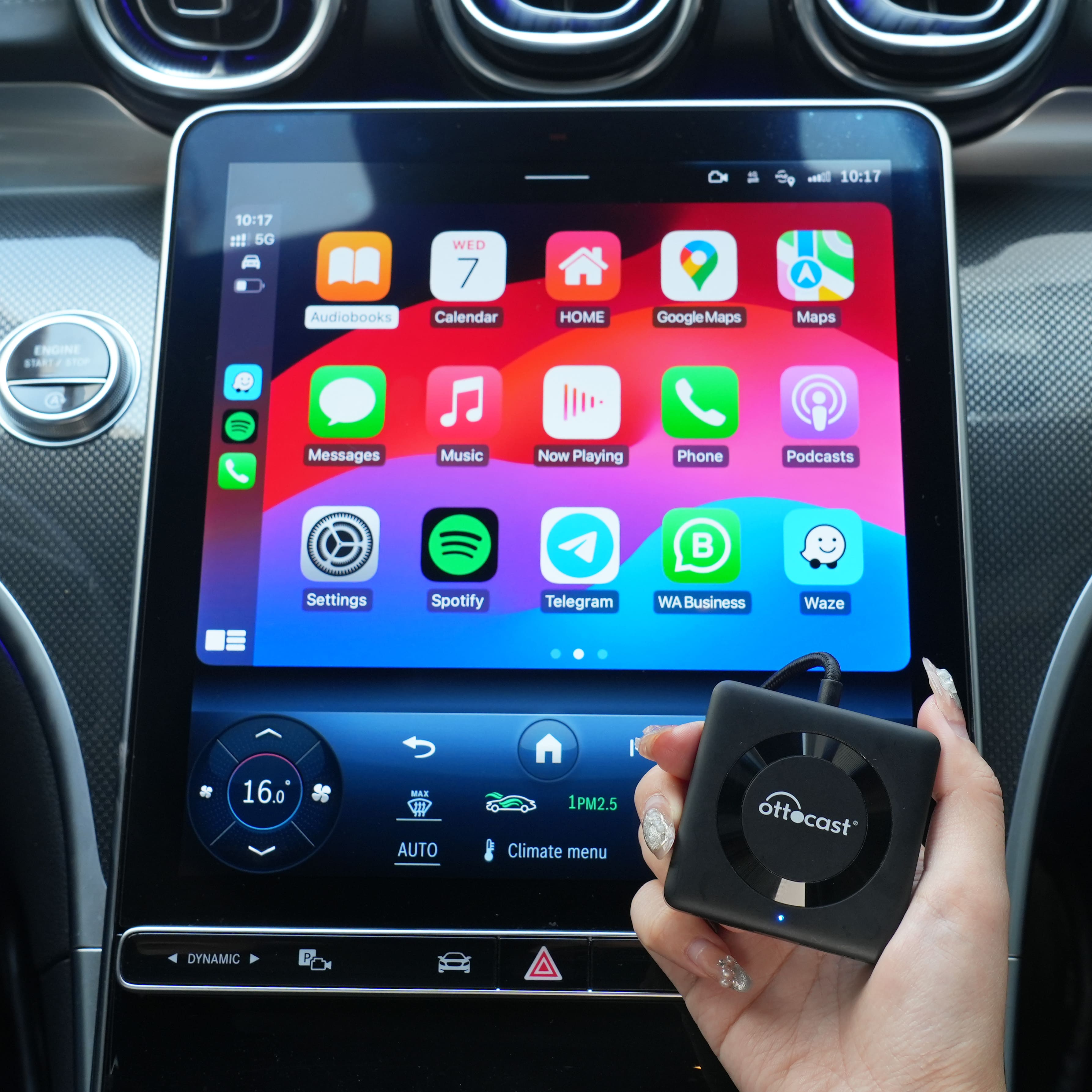 Car TV Mate Pro HDMI Multimedia Wireless CarPlay Adapter OTTOCAST Car tv mate pro hdmi multimedia wireless carplay adapter ottocast