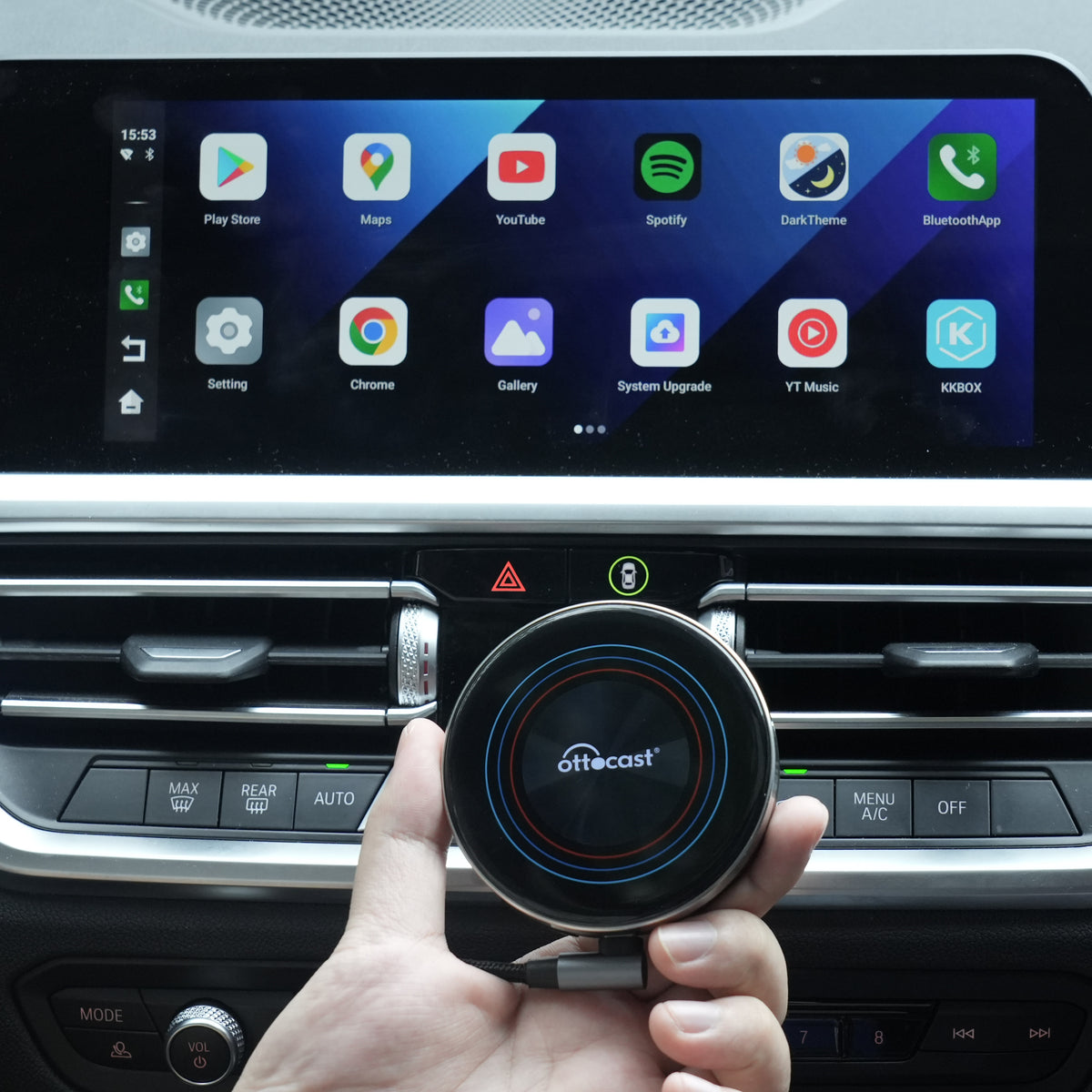 I3 Android Screen OttoAibox i3 BMW Exclusive Android 13 Wireless CarPlay AI Box