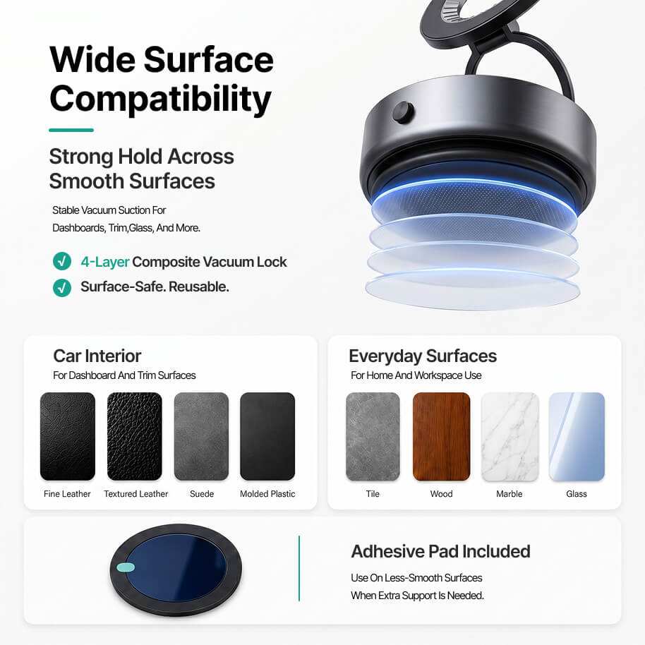 MCM10 PowerVac Magnetic Phone Mount
