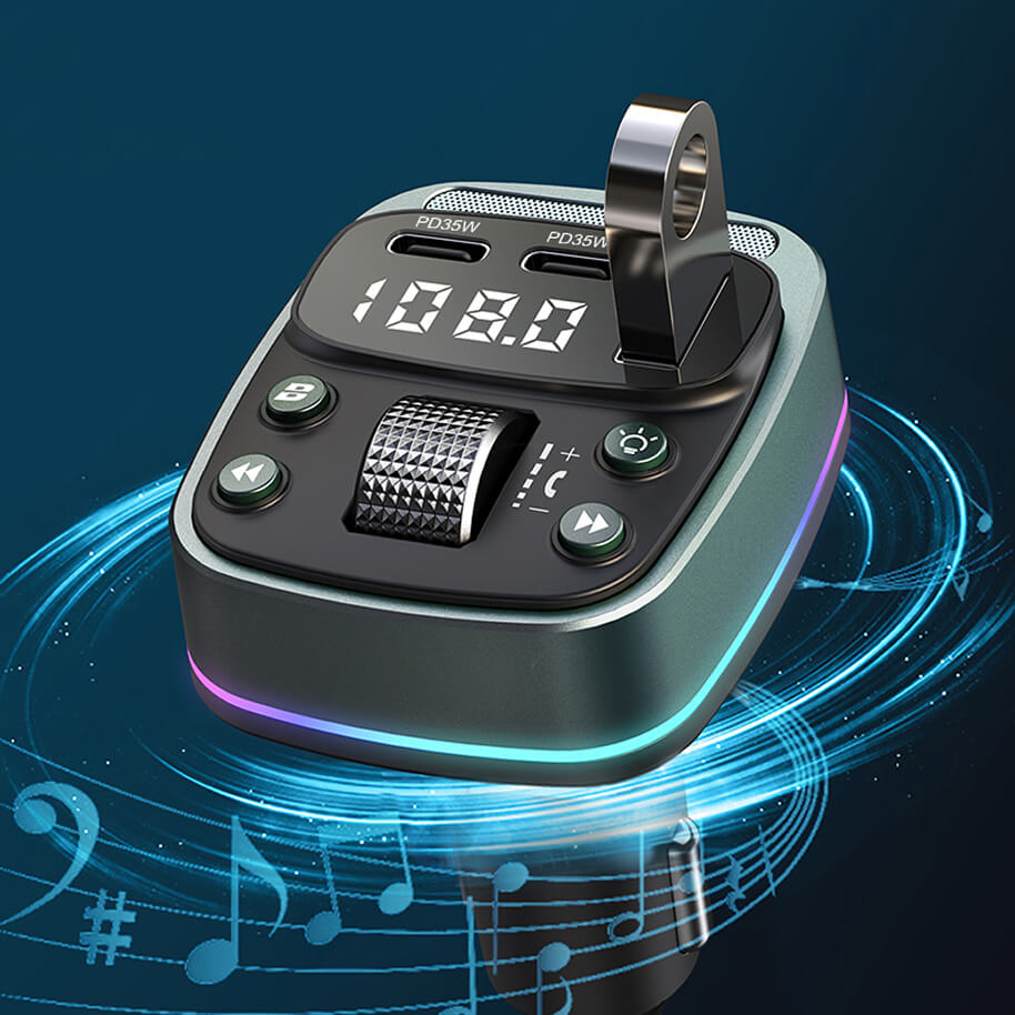 Bluetooth FM Transmitter Car Charger