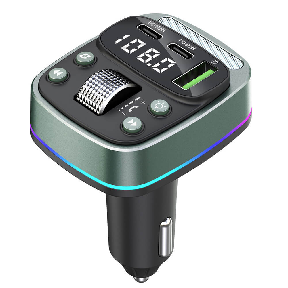 Bluetooth FM Transmitter Car Charger