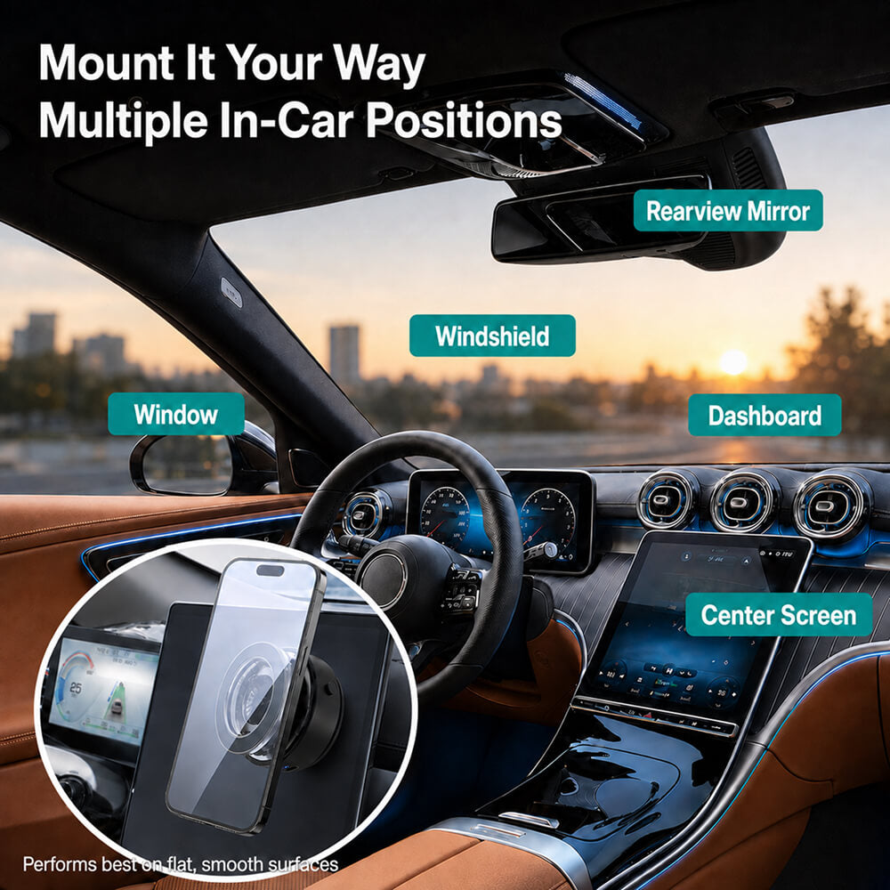 MCM11 Flex Vacuum Magnetic Phone Mount