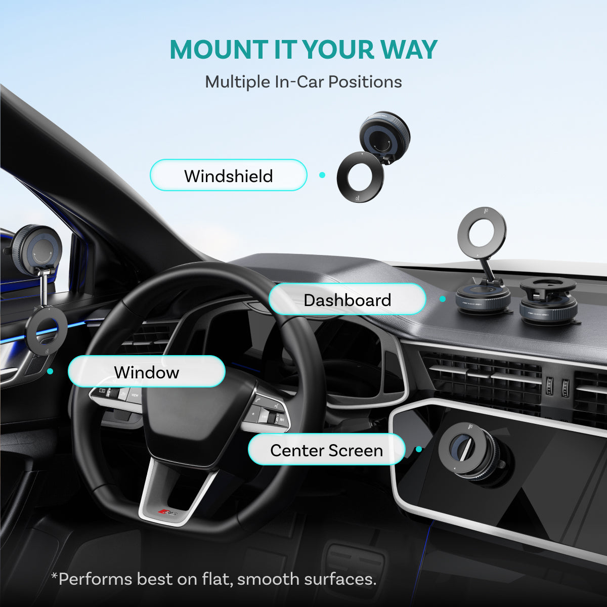 MCM20 MagLock Pro Magnetic Car Mount