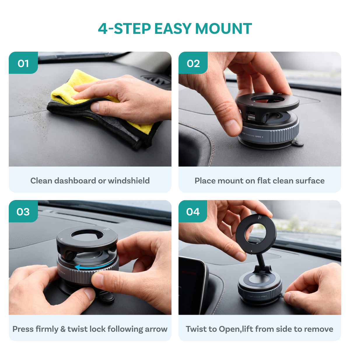 MCM20 MagLock Pro Magnetic Car Mount