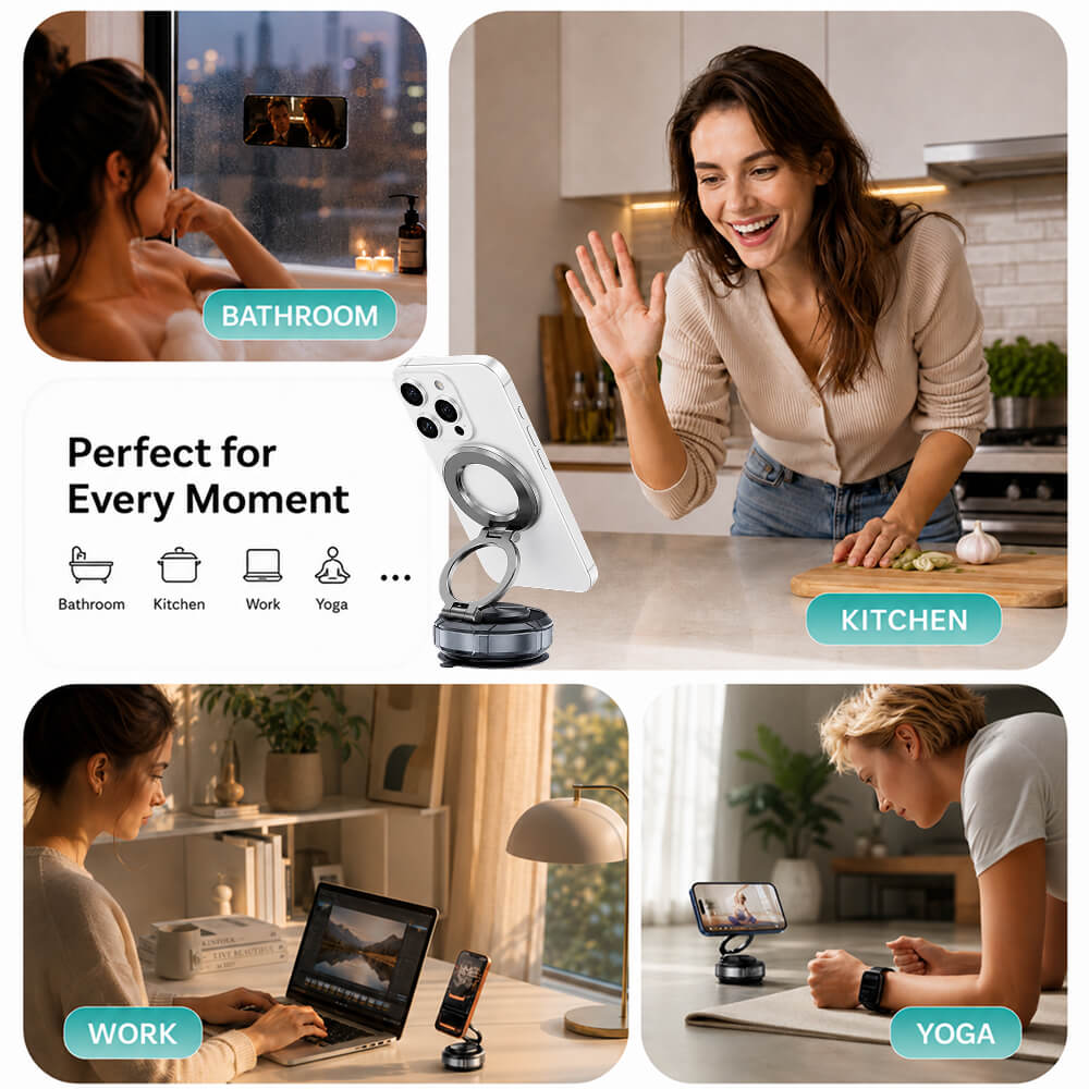 MCM21 Foldable Vacuum Mag Mount