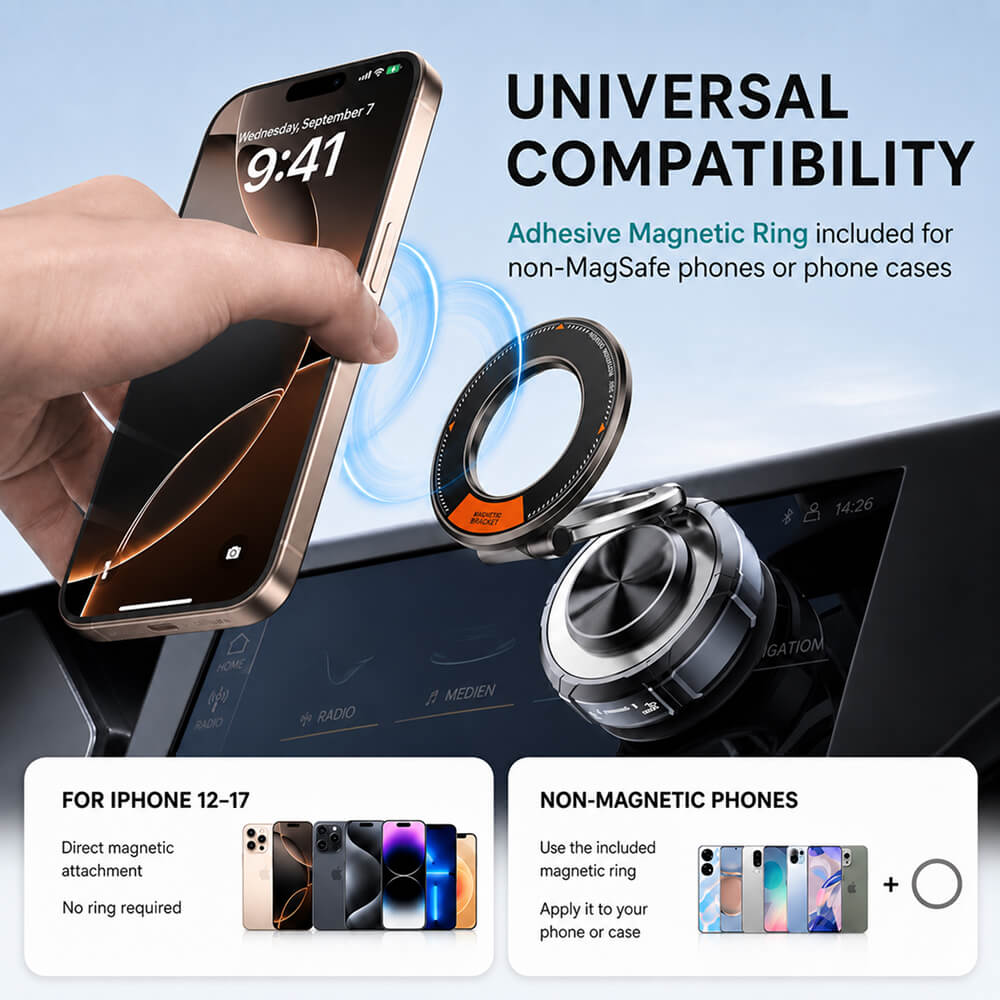 MCM21 Foldable Vacuum Mag Mount