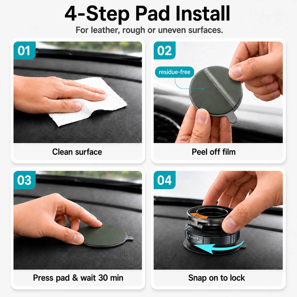 MCM21 Foldable Vacuum Mag Mount