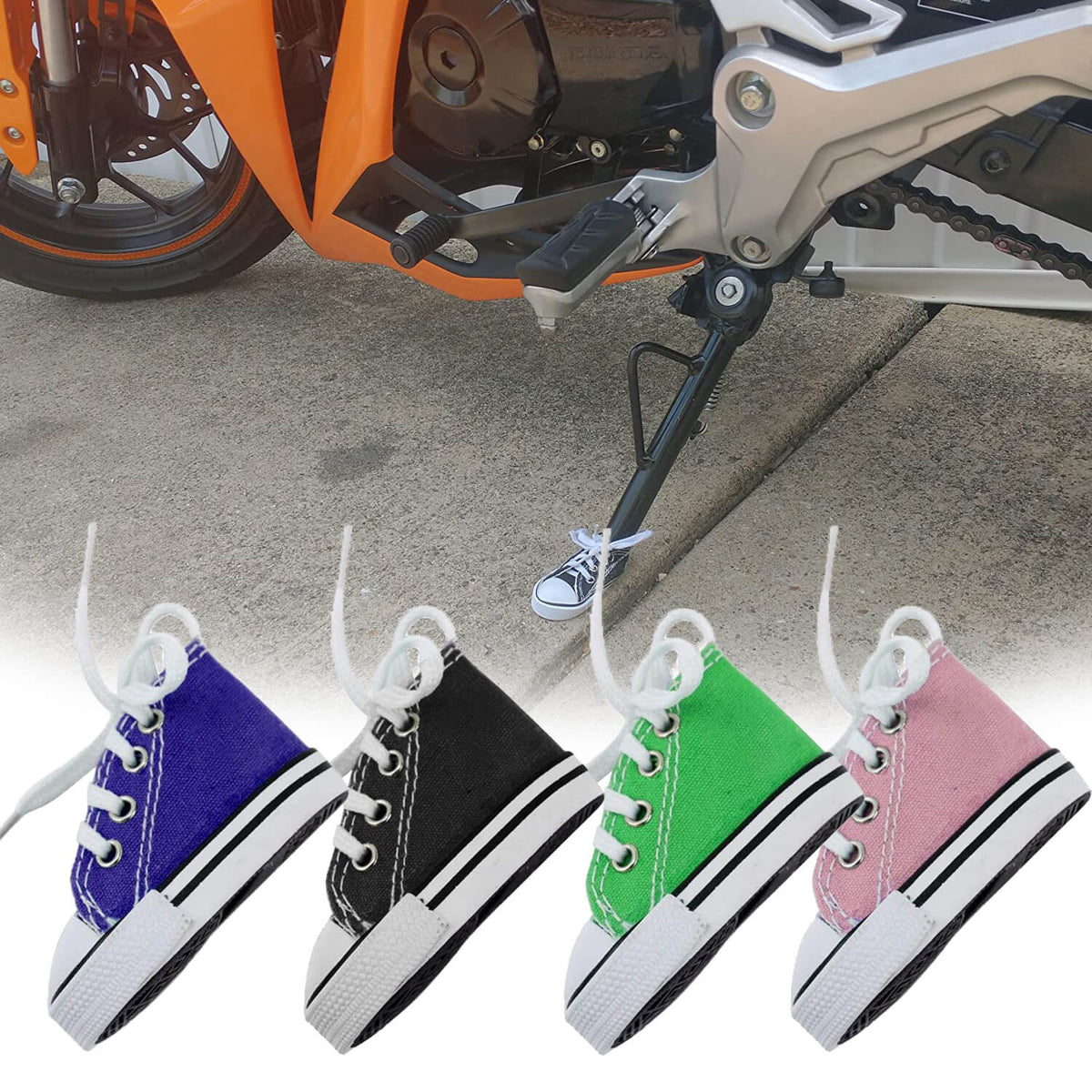 Motorcycle Side Stand Cute Mini Shoe