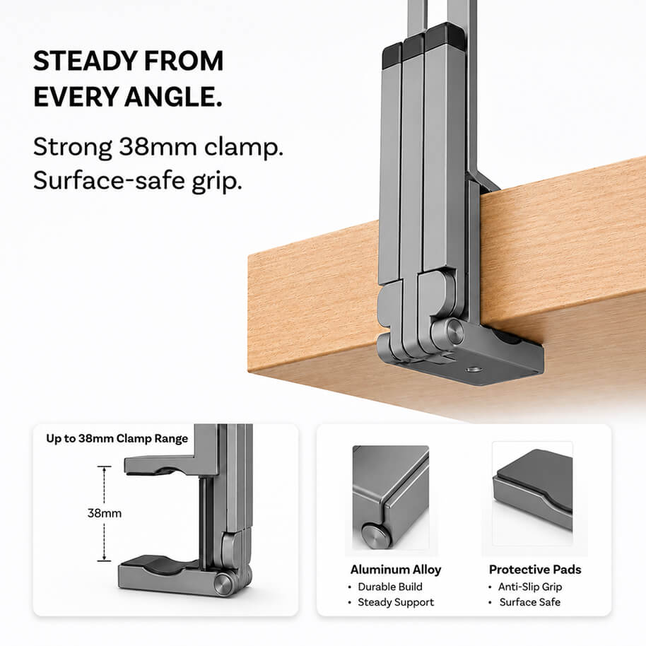 Multi-Fold Magnetic Phone Stand