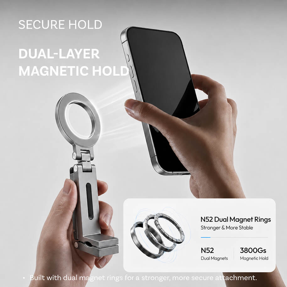 Multi-Fold Magnetic Phone Stand