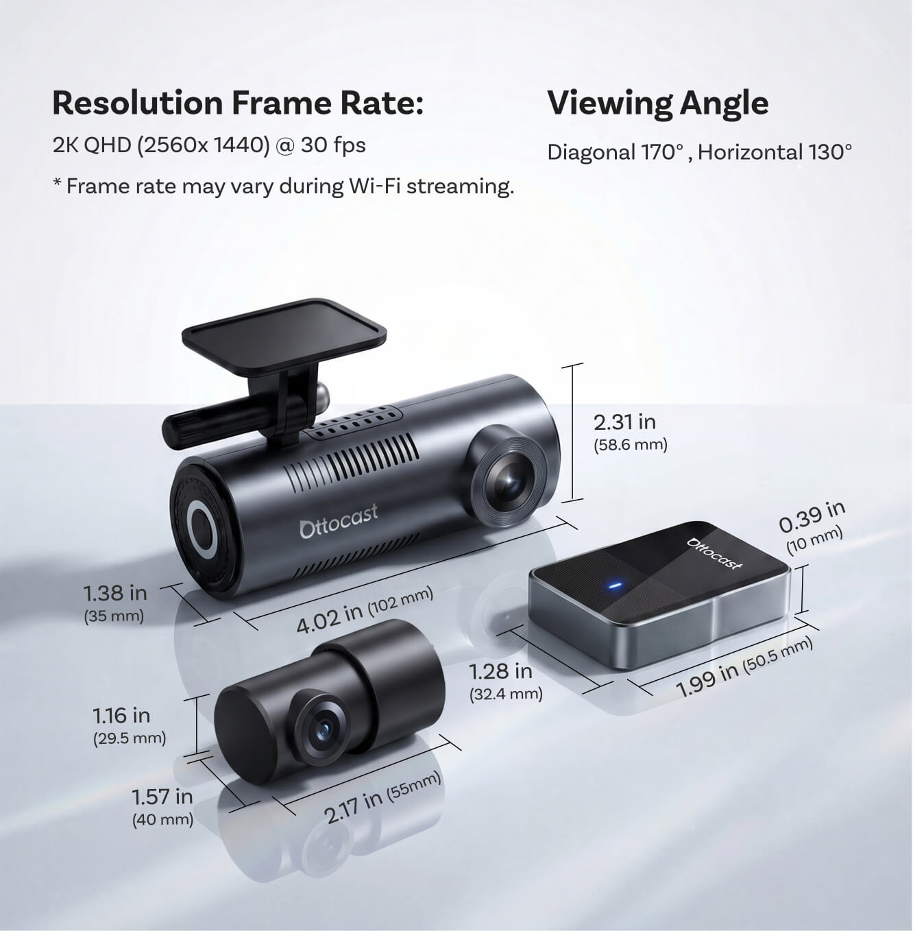 OttoSafe Cam Dash Cam 3-in-1 Adapter